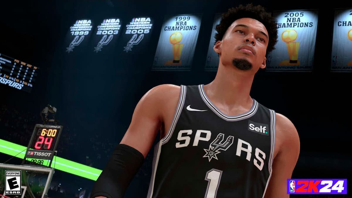 Victor Wembanyama first look in NBA 2K24