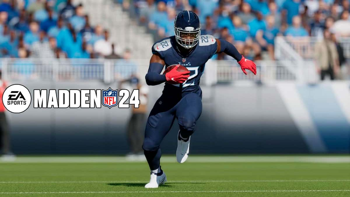 Tennesse Titans' Halfback Derrick Henry in Madden 24