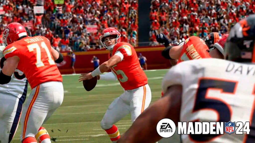 Patrick Mahomes in Madden 24