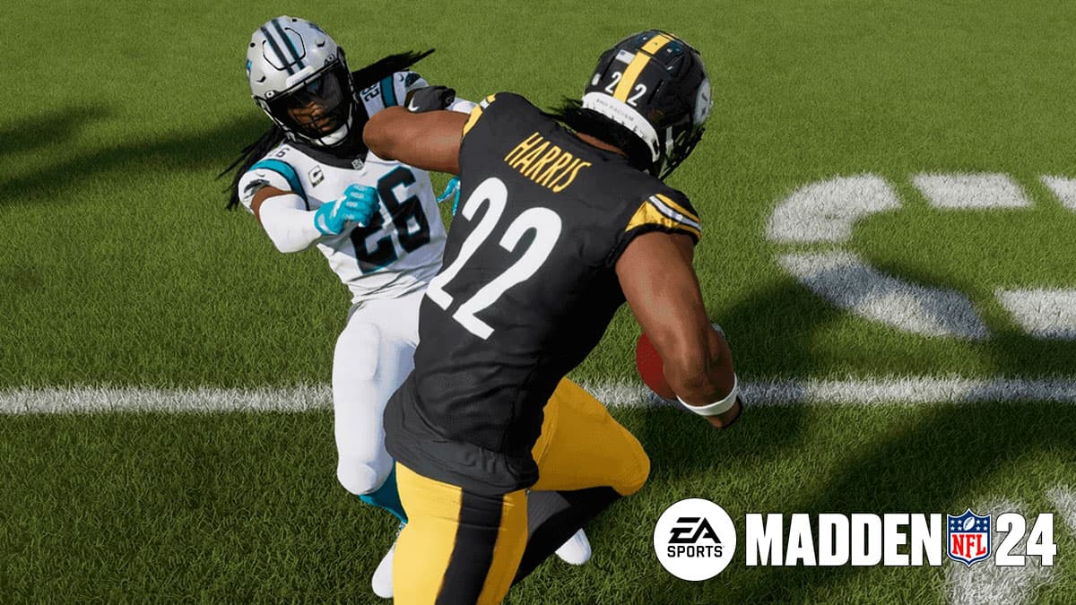 Pittsburgh Steelers RB Najee Harris in Madden 24.