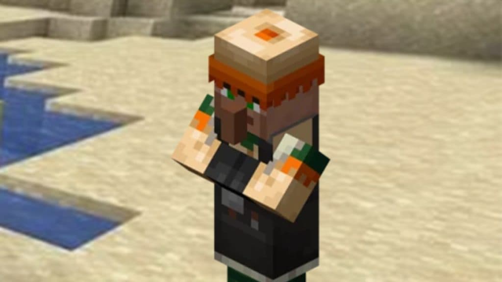 Mason villager in Minecraft