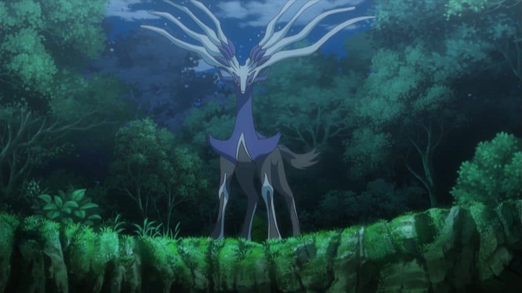 Xerneas in Pokemon anime