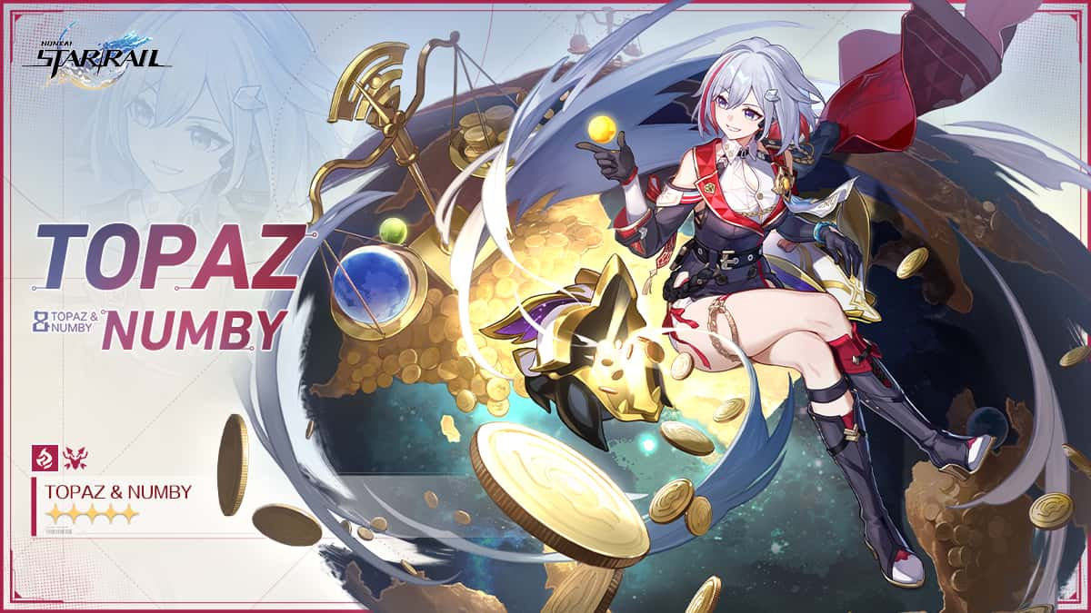 Topaz character card in Honkai Star Rail