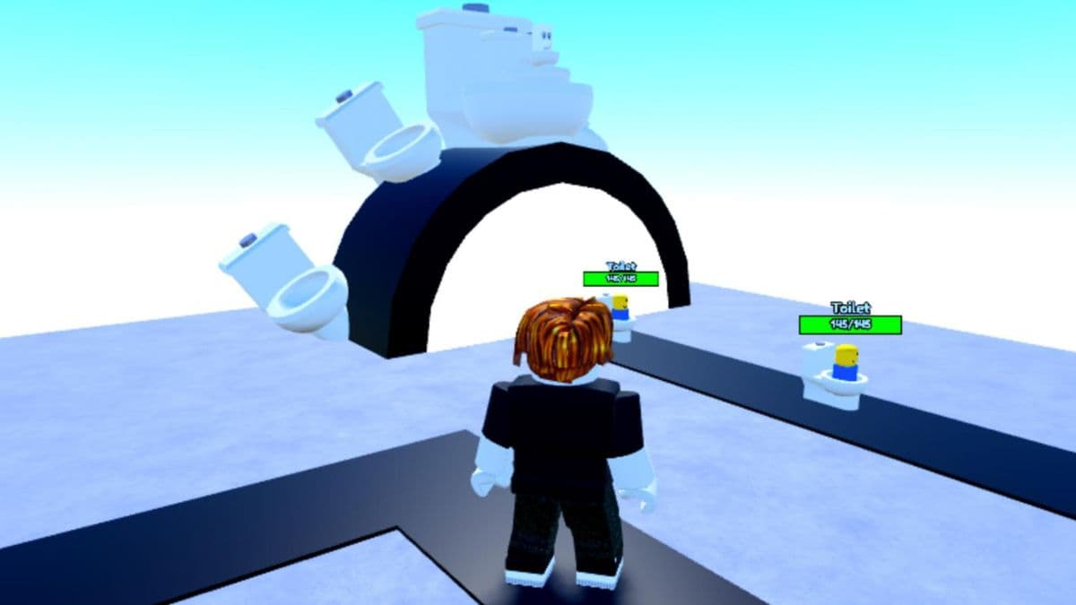 Roblox Toilet Tower Defense players preparing for battle