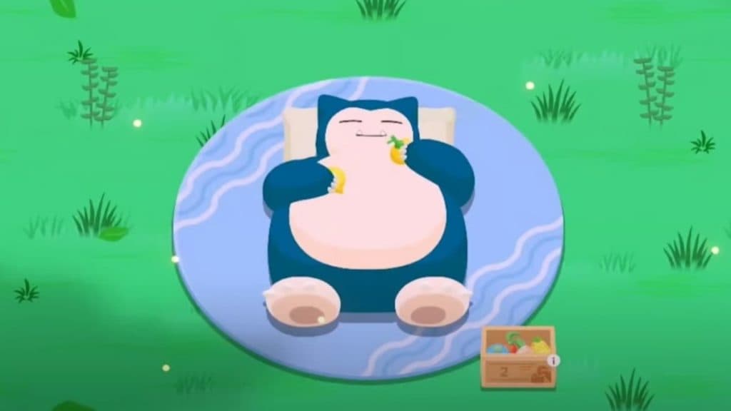 snorlax eating berries in pokemon sleep