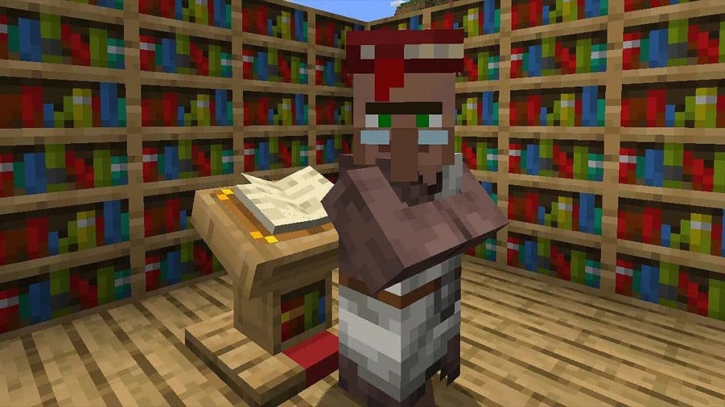 Librarian in Minecraft