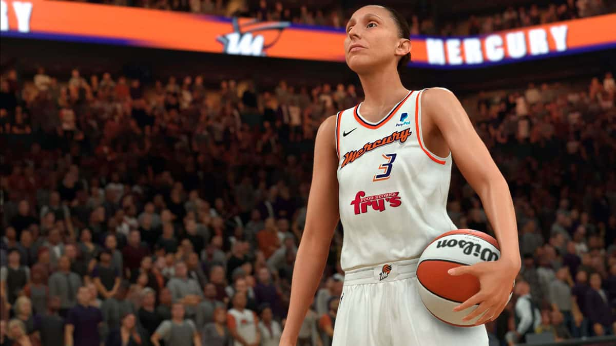 Diana Taurasi in NBA 2K24.