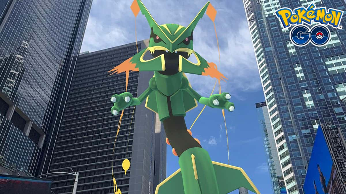 Mega Rayquaza in Pokemon Go