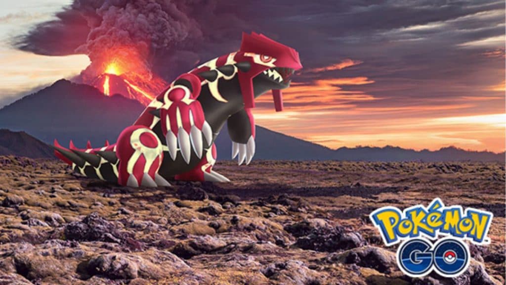 Primal Groudon in Pokemon Go