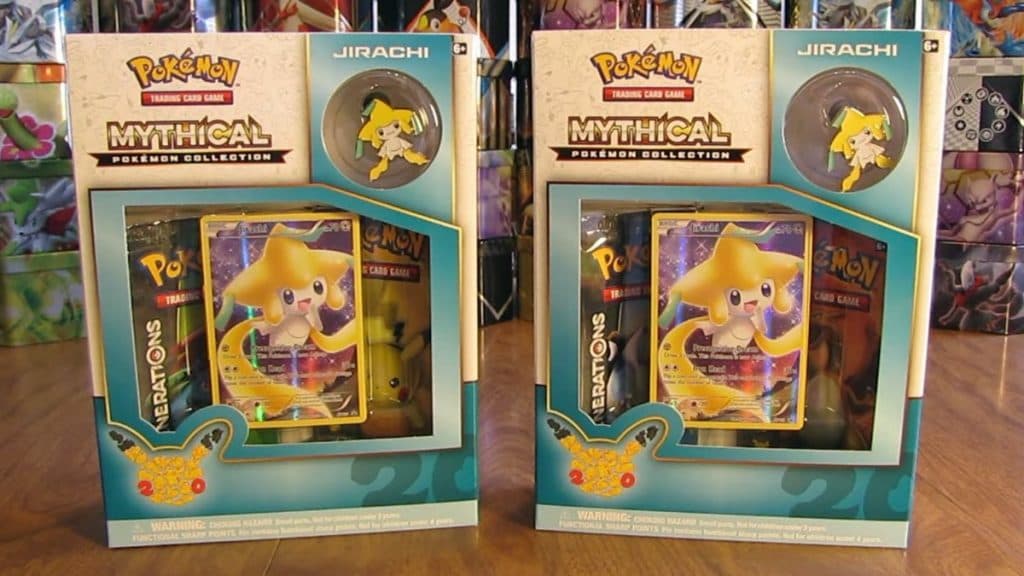 pokemon tcg jirachi mythical collection promo image