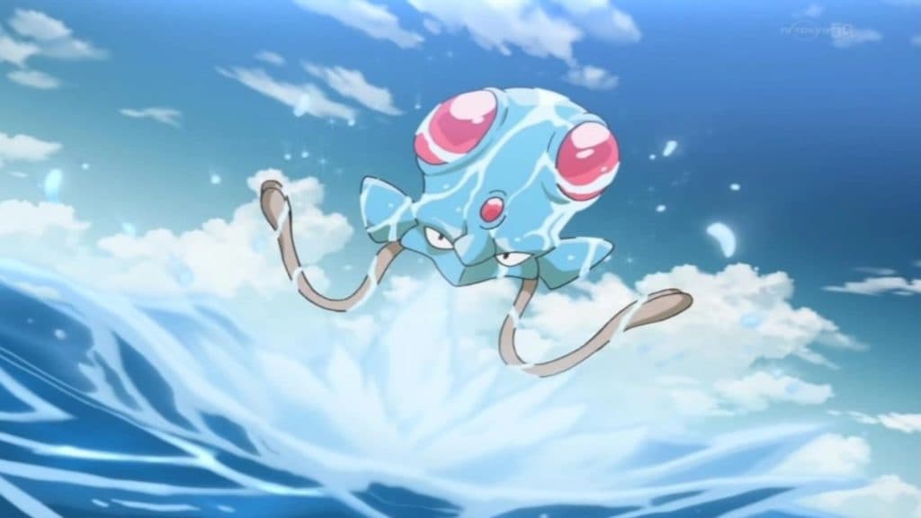 pokemon go spotlight hour species tentacool leaping out of water