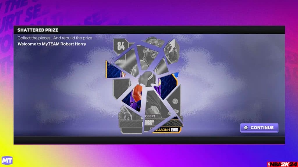 Shattered Robbert Horry in NBA 2K24 MyTEAM