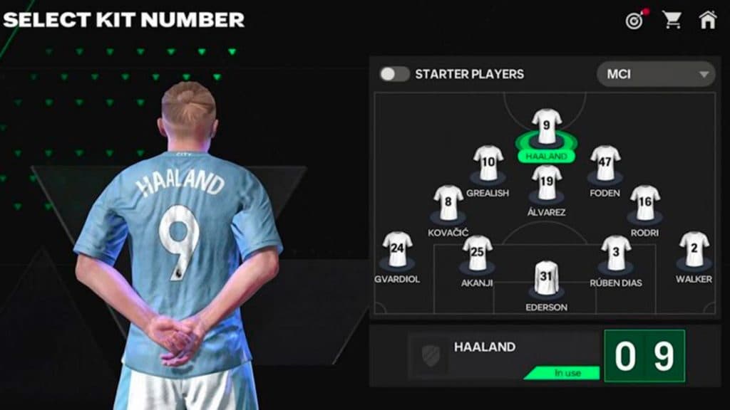 Erling Haaland in EA FC Mobile