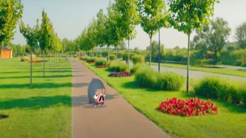 pokemon go lechomo image from the a paldean adventures trailer