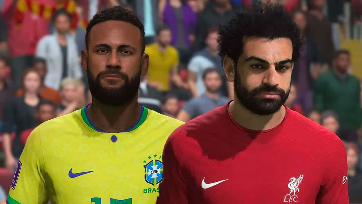 Neymar Jr. and Salah in Ea FC 24