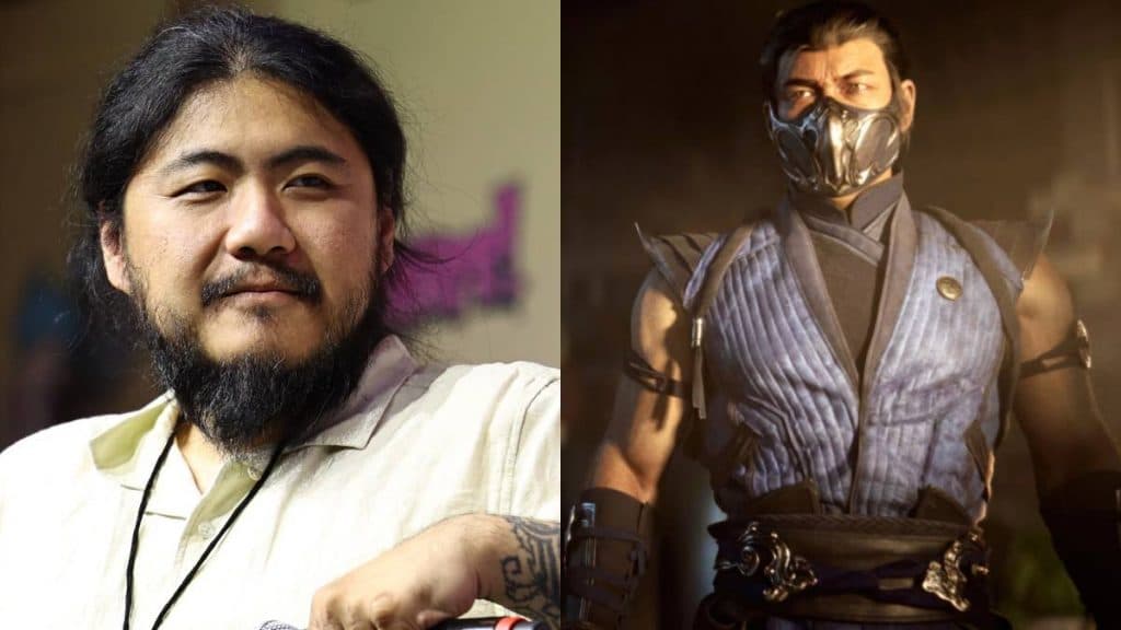 Kaiji Tang as Sub Zero in Mortal Kombat 1.