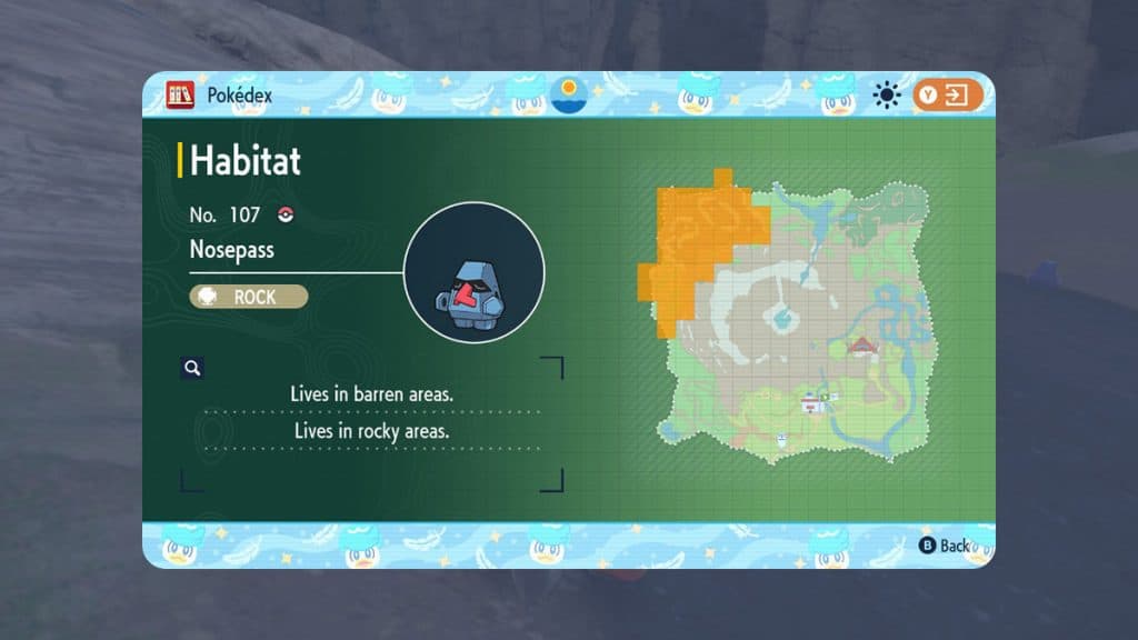 Nosepass Habitat Pokemon Scarlet & Violet DLC The Teal Mask