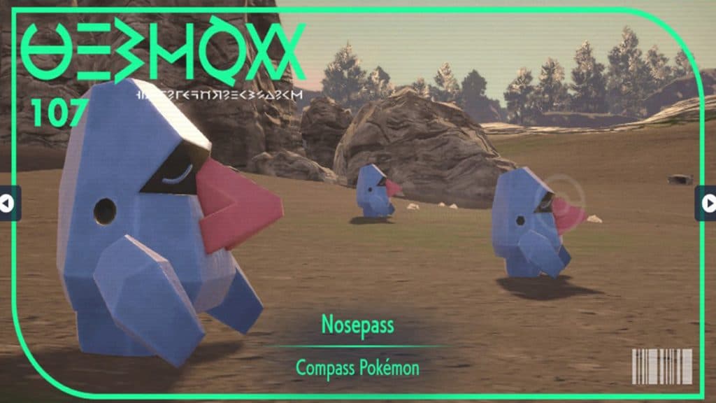 Nosepass Pokemon Scarlet & Violet DLC The Teal Mask