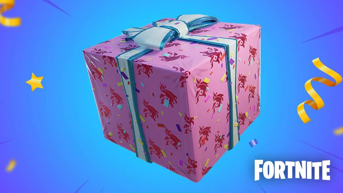 Fortnite Birthday Present item