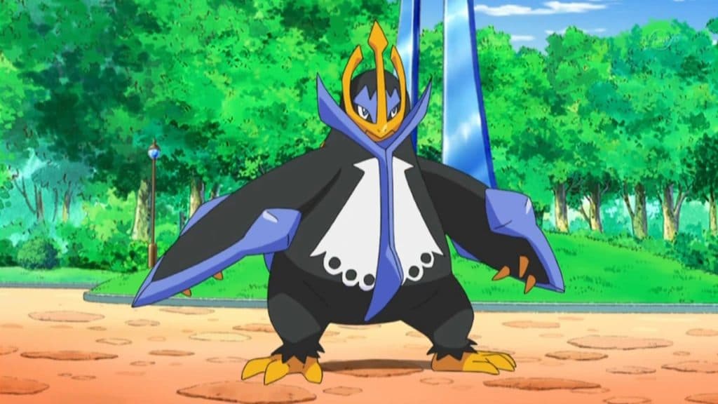 Empoleon in the Pokemon anime