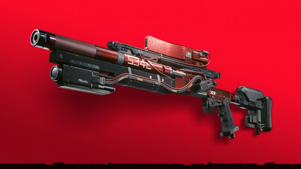 Yasha rifle in Cyberpunk 2077 Phantom Liberty