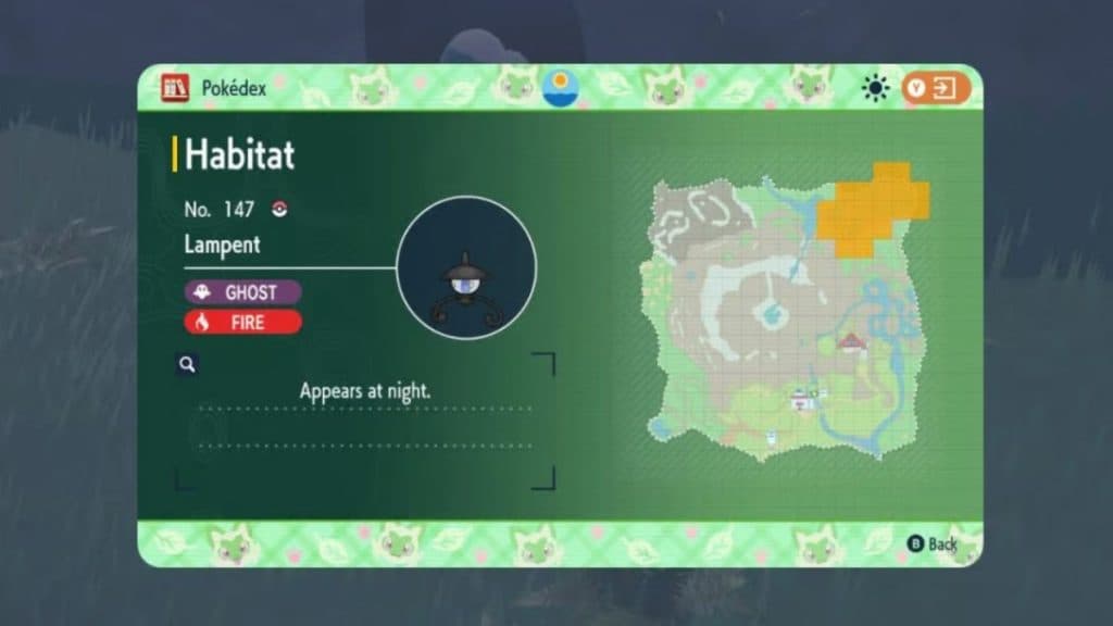 pokemon scarlet and violet teal mask dlc timeless woods location on kitakami island map