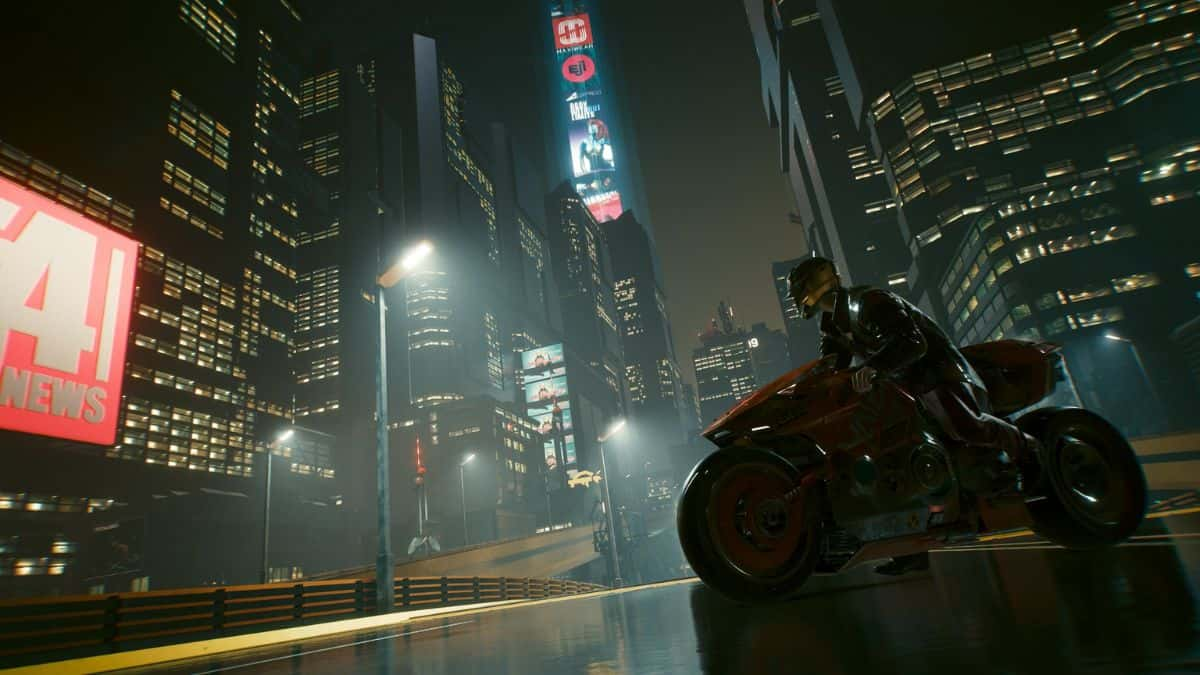 Open World gameplay in Cyberpunk 2077