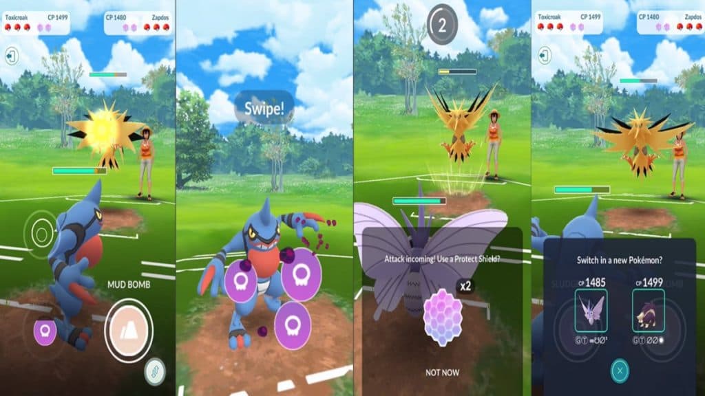 pokemon go pvp battle in the go battle league