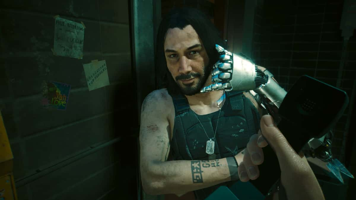 Johnny Silverhand in Cyberpunk 2077 Phantom Liberty