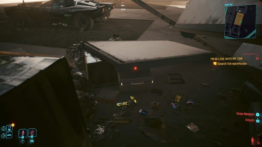 Storage container in Cyberpunk 2077 2.0