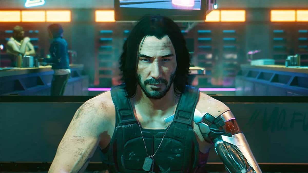 Johnny Silverhand in Cyberpunk 2077.