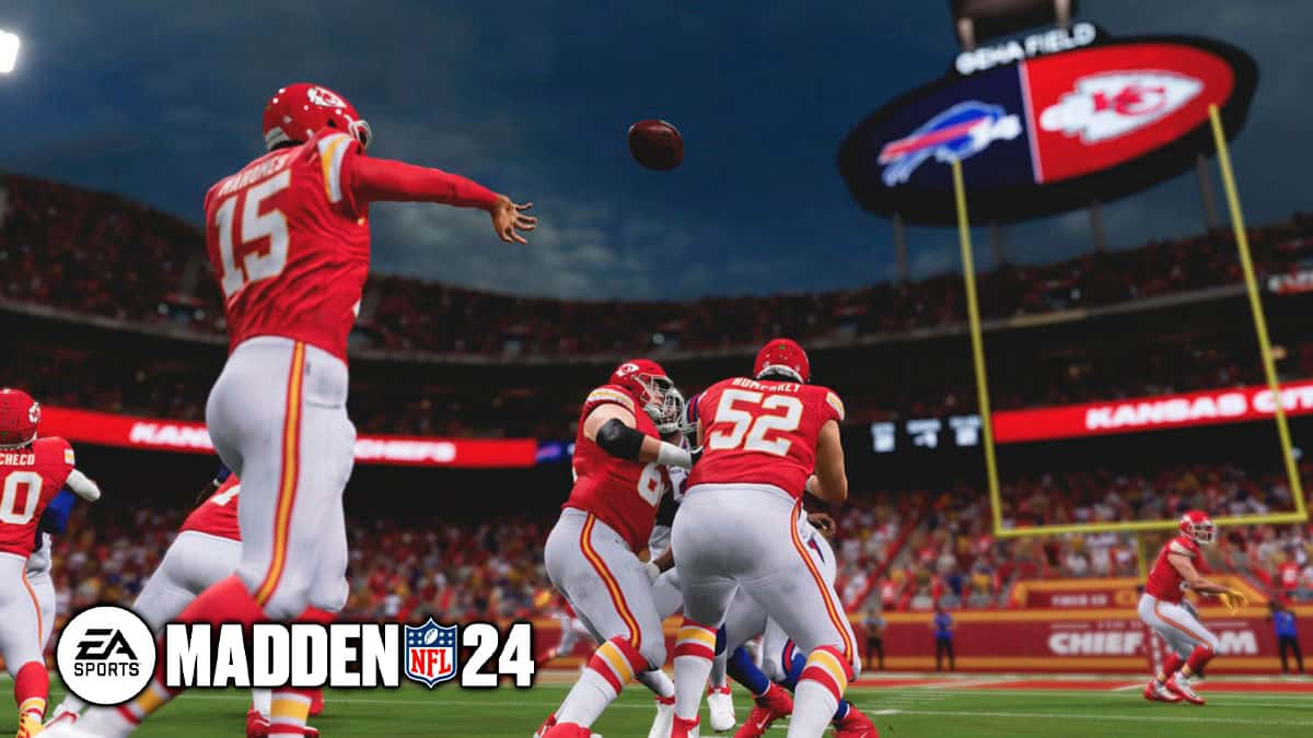 Patrick Mahomes passing Madden 24