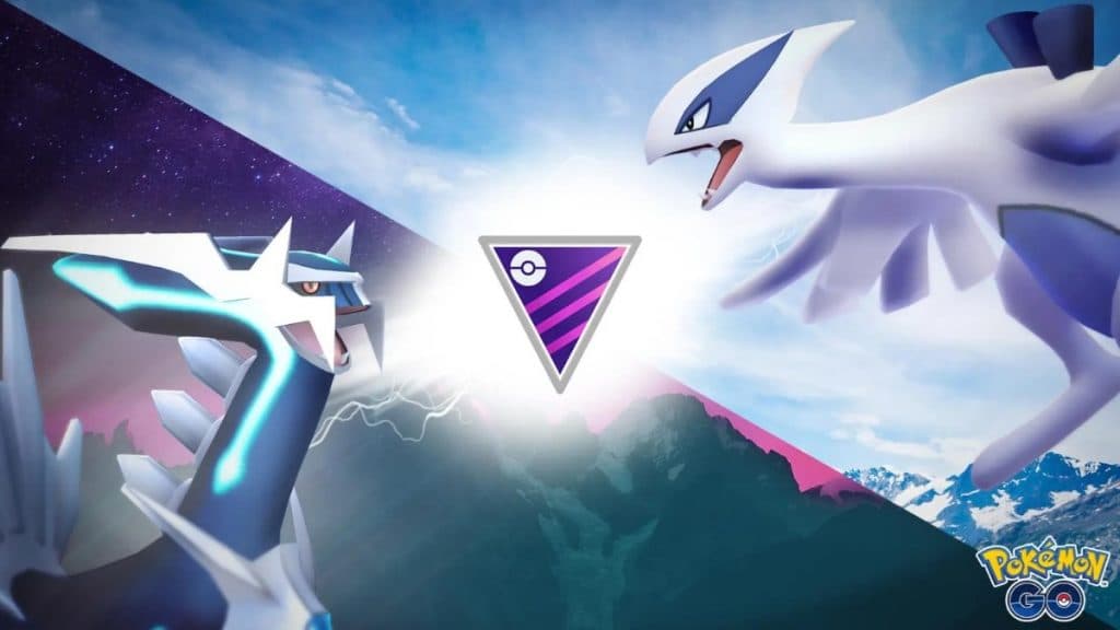 pokemon go pvp go battle league match between dialga and lugia in the master league