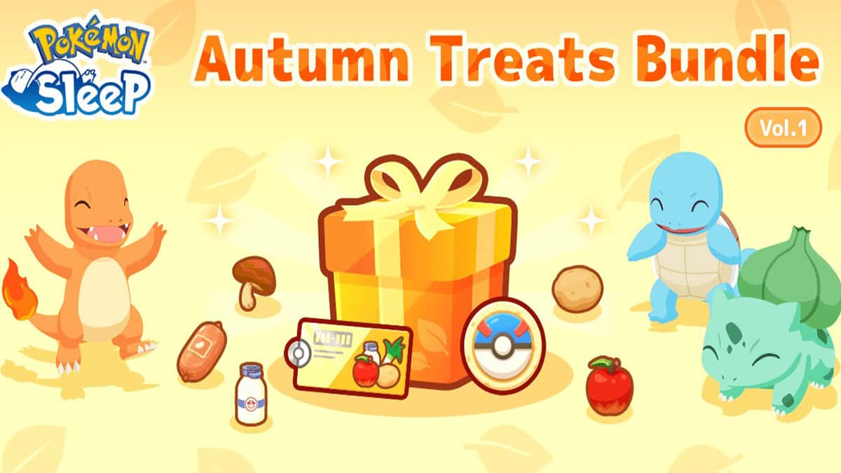 Pokemon Sleep Autum Treats Bundle