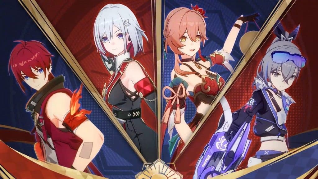 Aetherium Wars characters in Honkai Star Rail