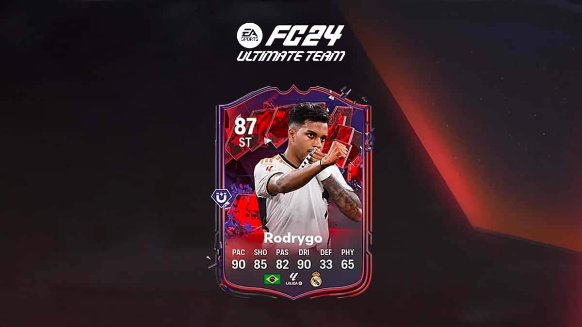 EA FC 24 Rodrygo Trailblazers SBC card