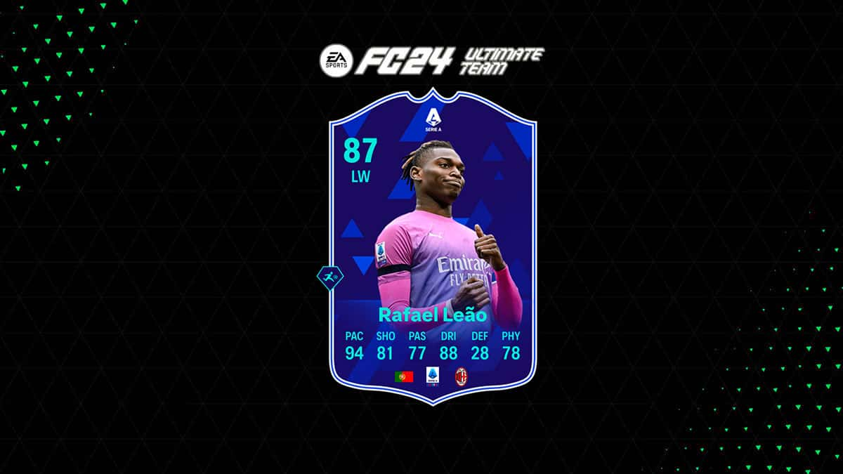 EA FC 24 Serie A POTM Rafael Leao card