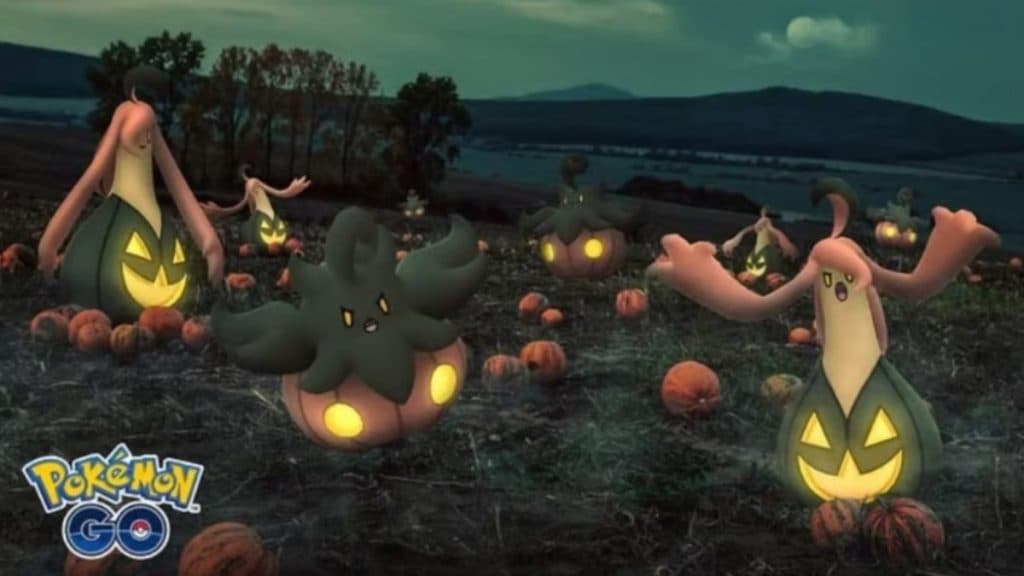 pokemon go pumpkaboo and gourgeist sizes promo image