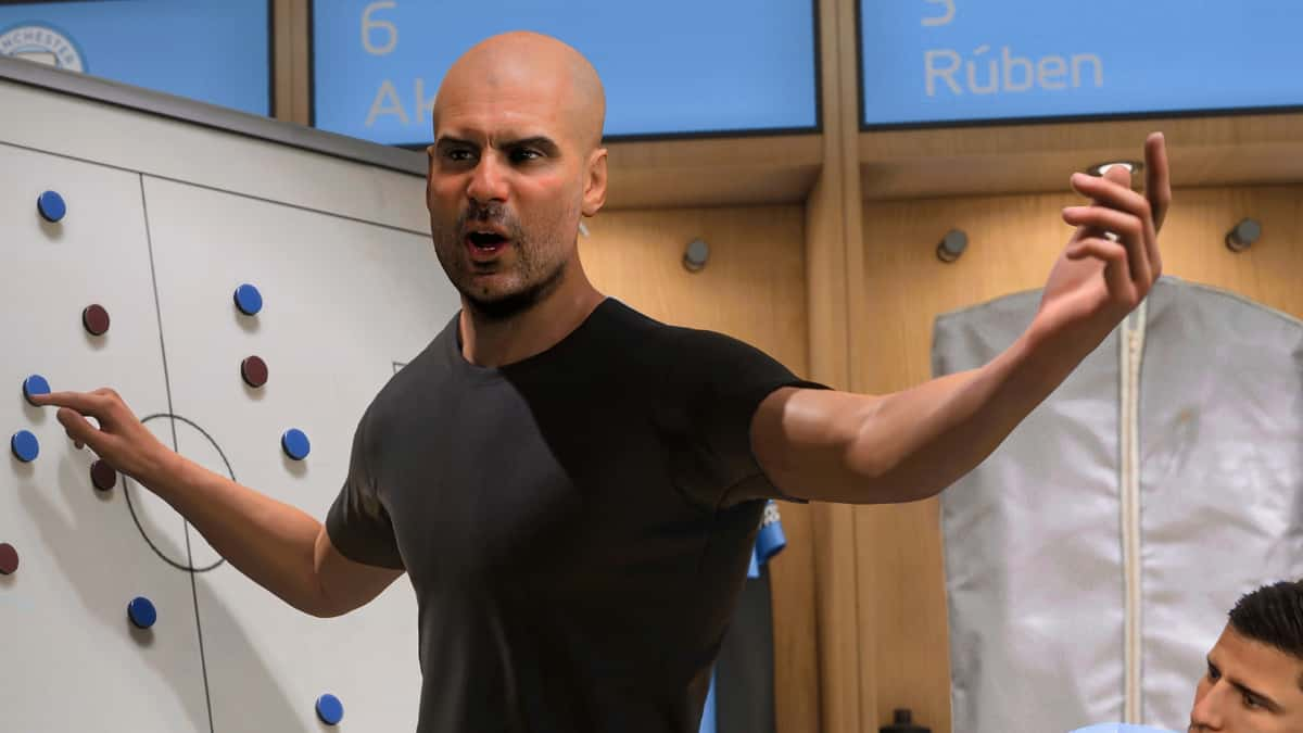 Pep Guardiola in EA FC 24 Career Mode