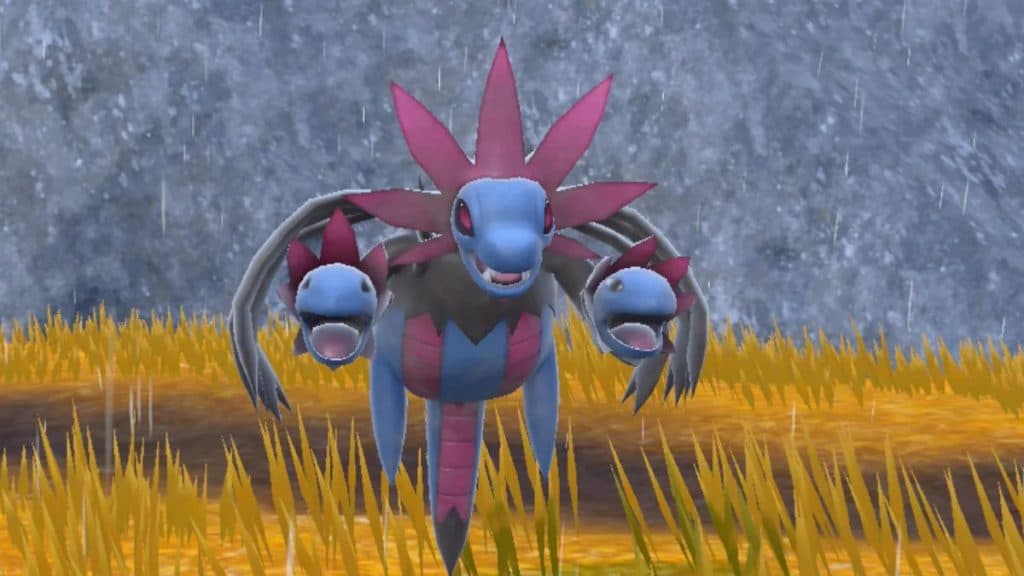 Hydreigon in Pokemon Scarlet & Violet.