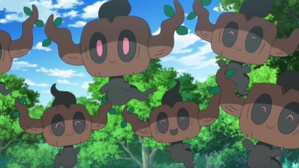 Phantump in Pokemon anime