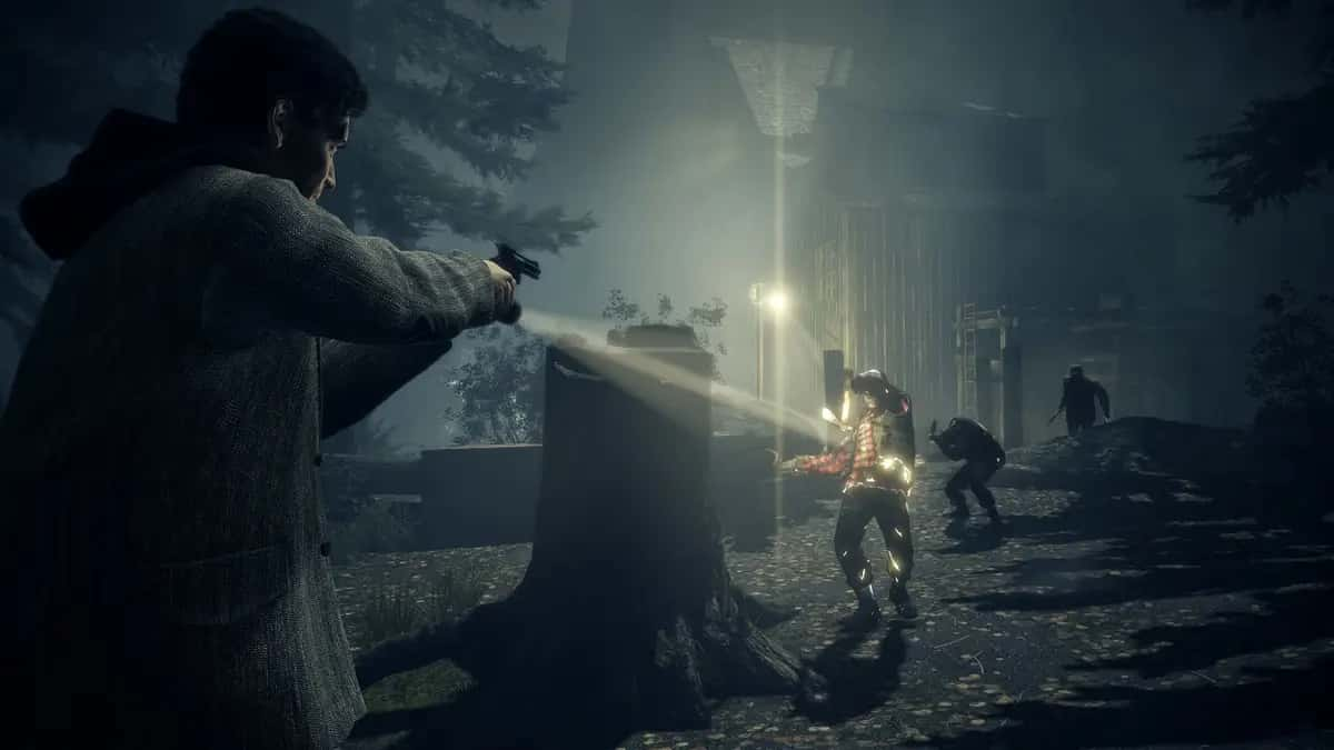 Alan Wake 2 combat and ray tracing