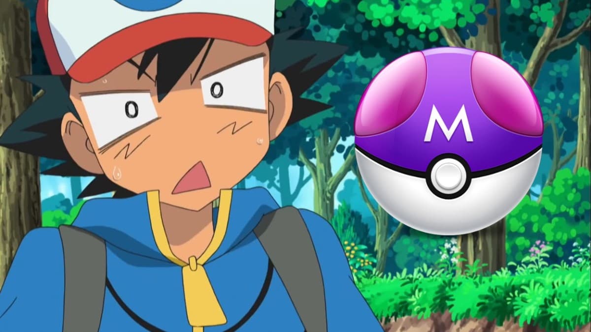 pokemon go master ball image with ash ketchum