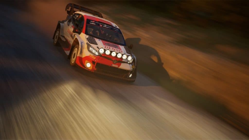 toyota rally car in ea sports wrc