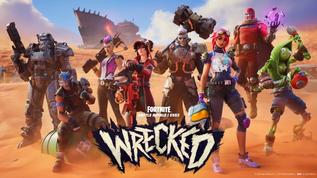 Fortnite Chapter 5 Season 3 Wrecked key art