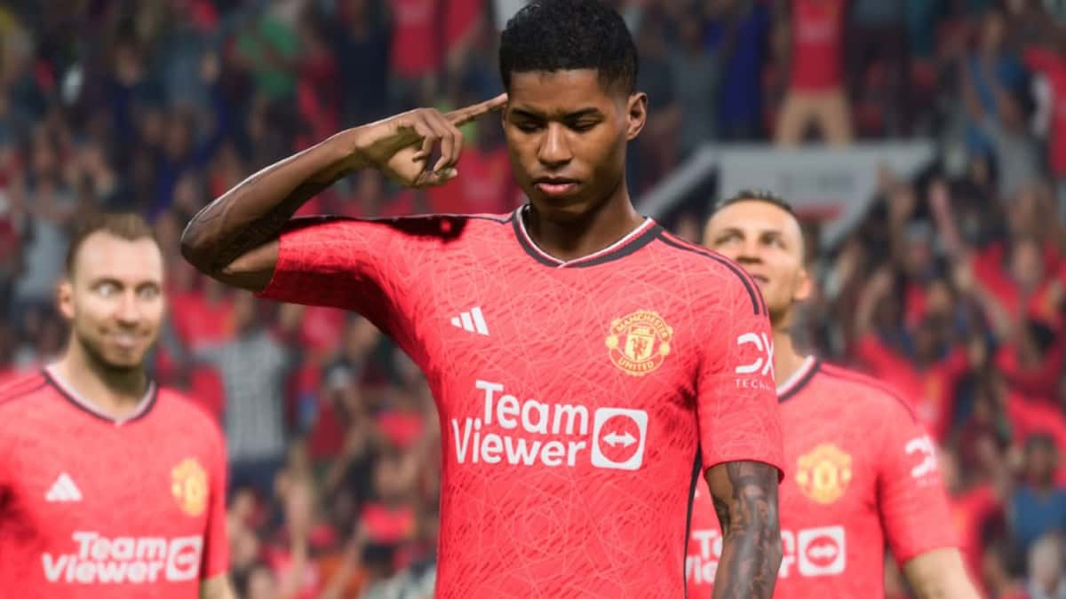 Marcus Rashford as seen in EA FC 24