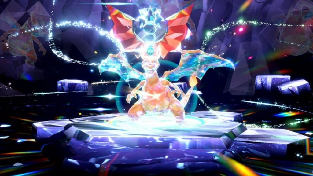 pokemon scarlet and violet tera shard charizard