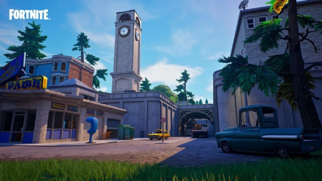 Tilted Towers in Fortnite OG