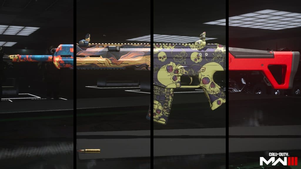 Weapon camos on Modern Warfare 3 assault rifle