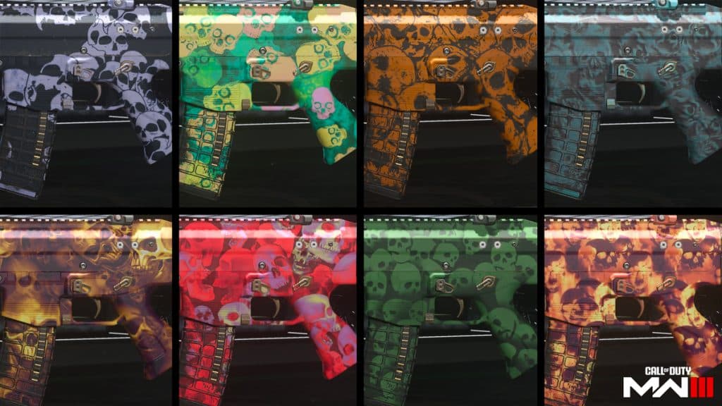 Modern Warfare 3 Zombies camos